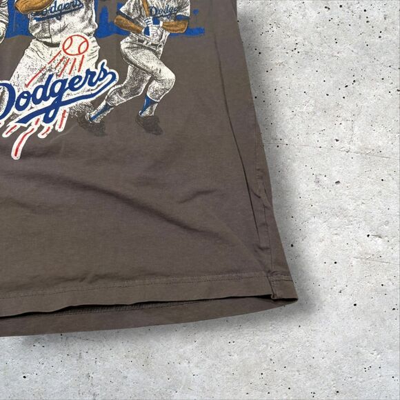 Mitchell & Ness Los Angeles Dodgers Graphic T-Shirt Mens L MLB Baseball - Picture 7 of 10